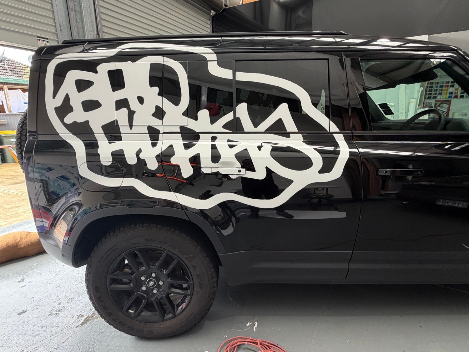 Defender vehicle signage and branding by AAA Signs