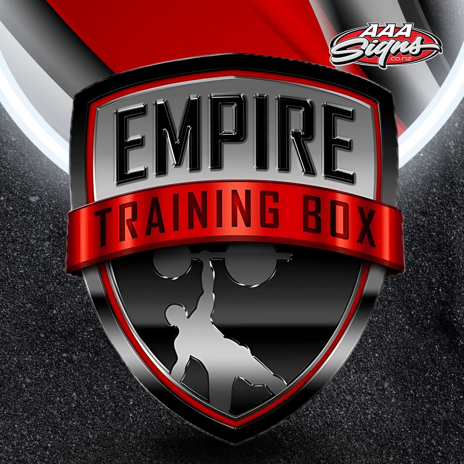 Empire Training Box logo and brand design