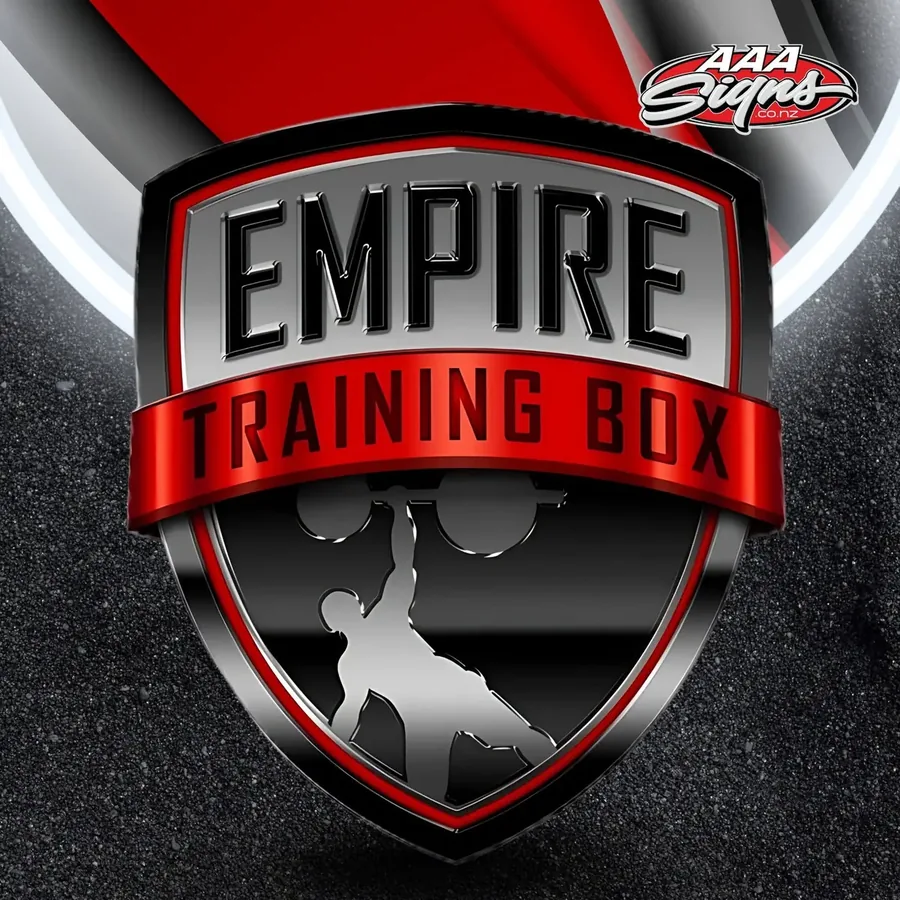 Empire Training Box logo and brand design by AAA Signs